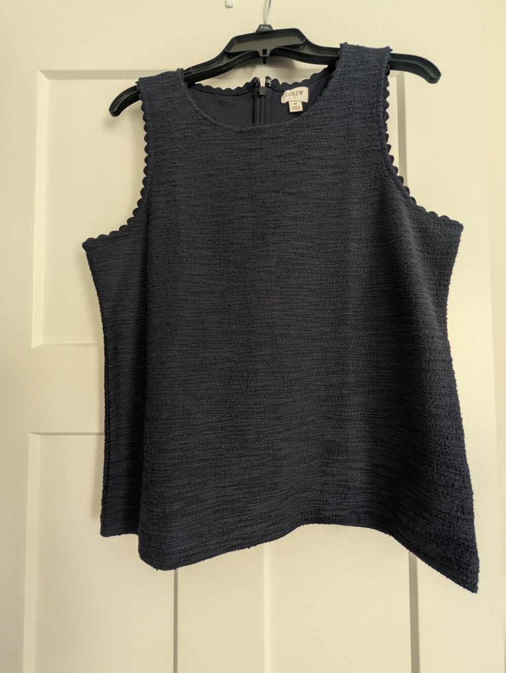 NWOT J. Crew Navy Blue Sleeveless Top Size M